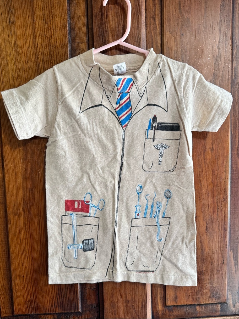 Vintage Hanes Beefy-T DDS/Dentist T-Shirt Size Small 6-8